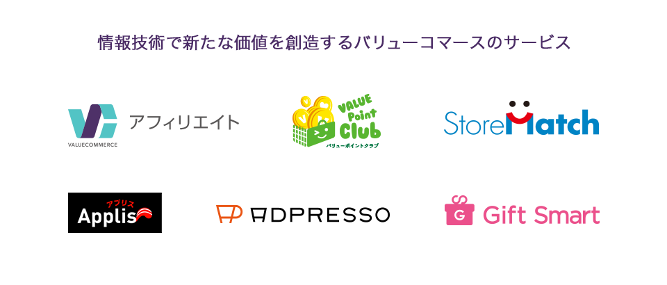情報技術で新たな価値を創造するバリューコマースのサービス